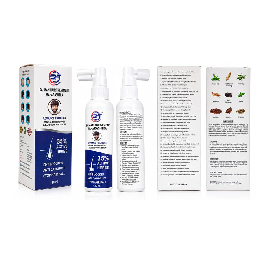 Advanced Hair Booster Serum & Special Ayurvedic Jadi Buty - Mini Combo Kit