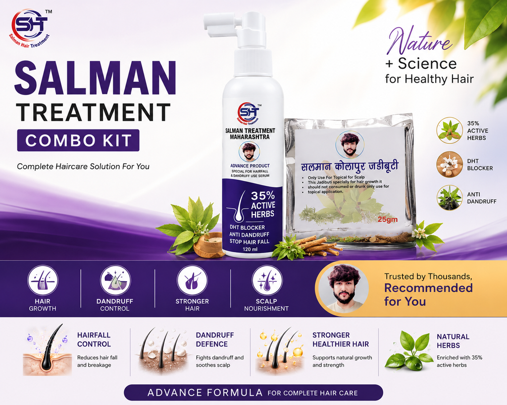 Advanced Hair Booster Serum & Special Ayurvedic Jadi Buty - Mini Combo Kit