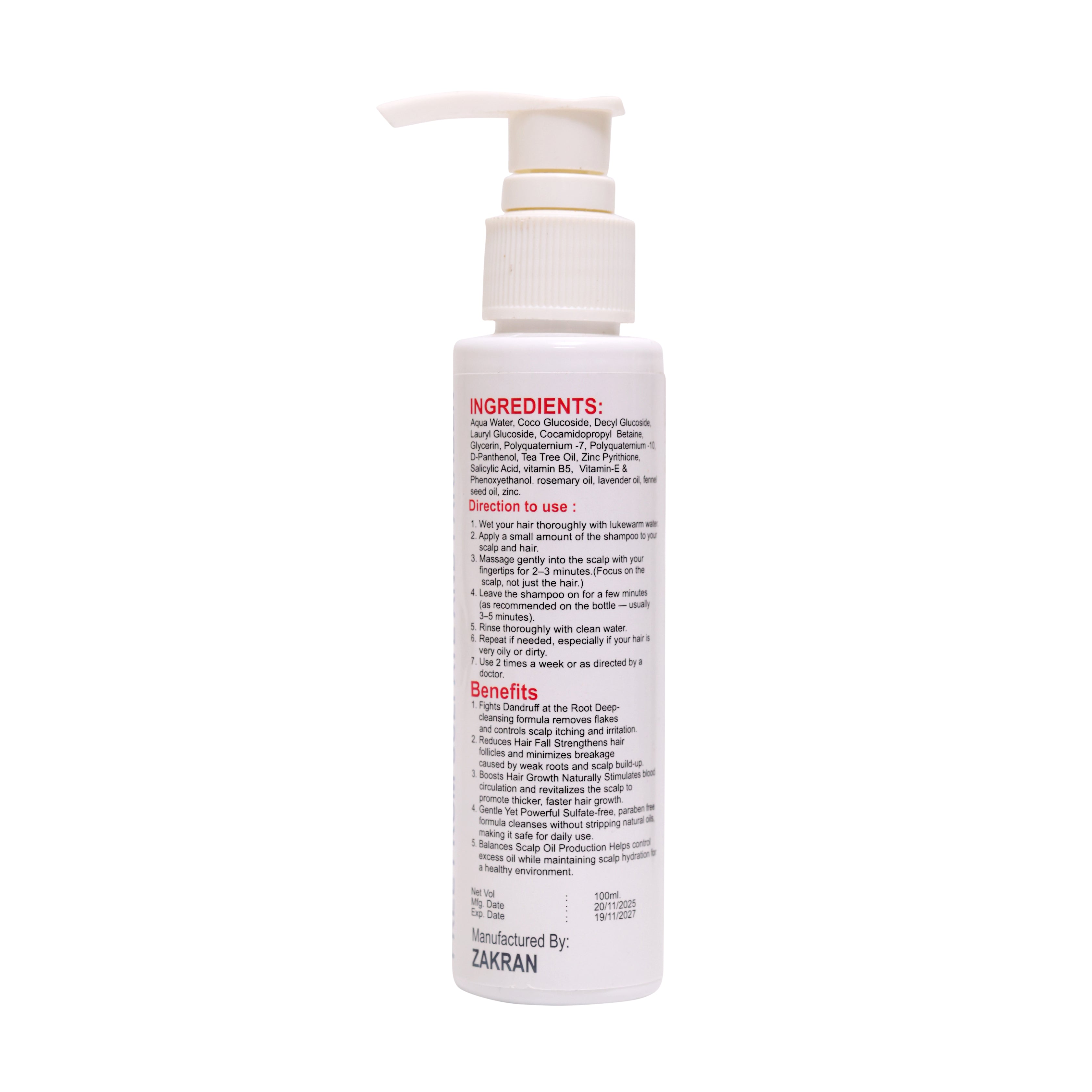 SHT Dandruff Eraser Shampoo – Deep Scalp Cleansing Formula