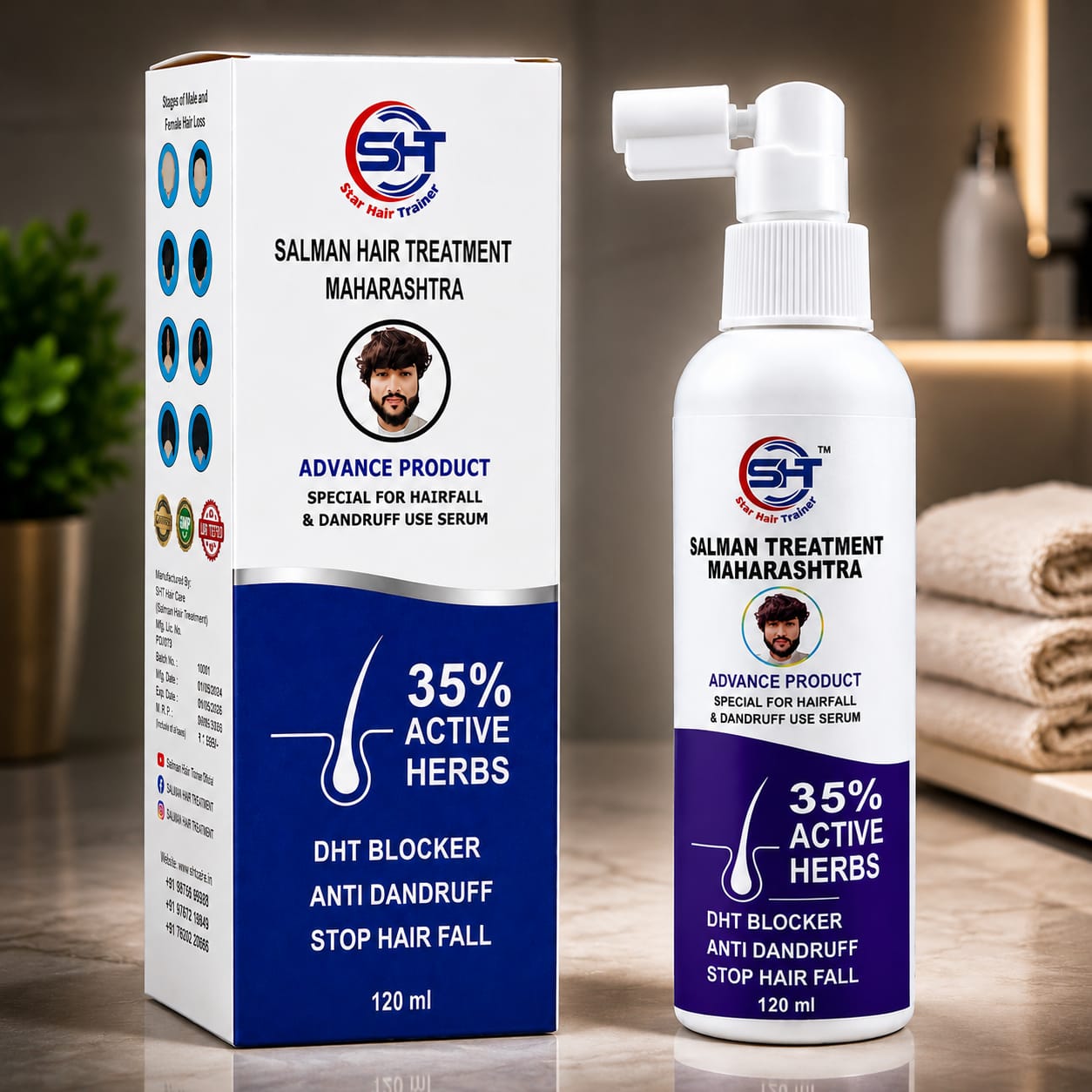 Special Hair Booster Serum - Advanced Herbal Hair Growth &amp; Hair Fall Control Serum